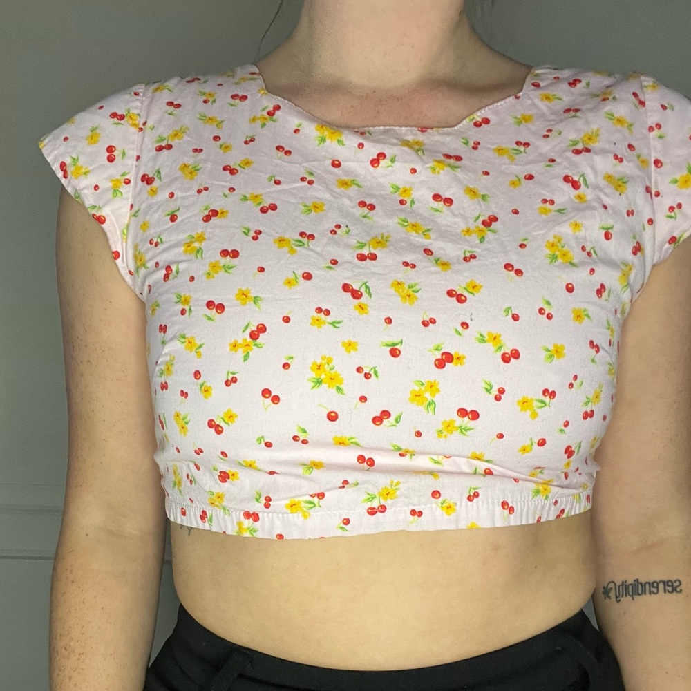 Floral Crop Top